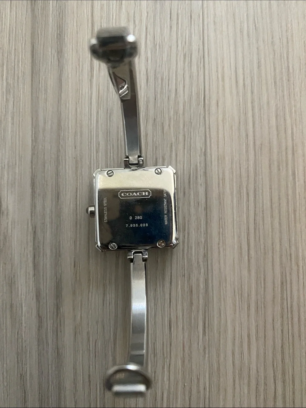 Coach bangle watch